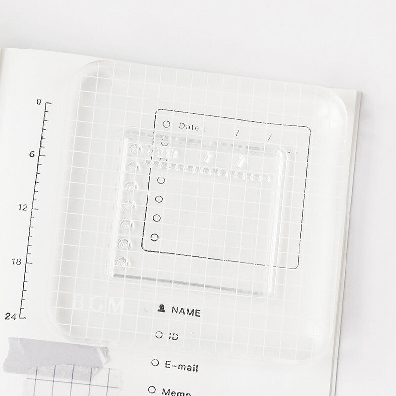 BGM - Acrylic Stamp Block - Square