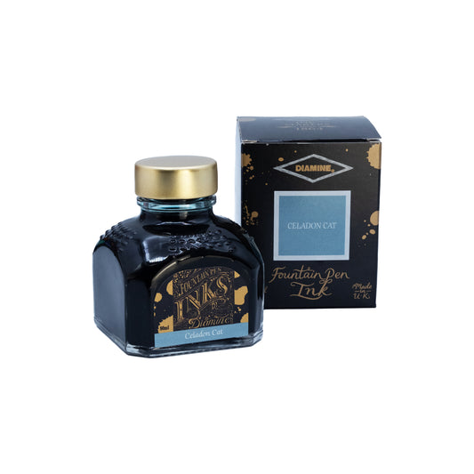 Diamine - Celadon Cat Bottled Ink